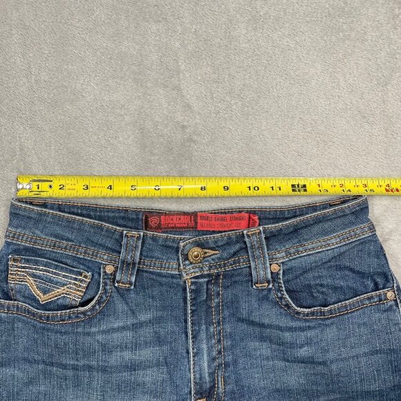 Rock & Roll Cowboy Double‎ Barrel Relaxed Straight Denim Jeans 30 x 30 Western - Picture 5 of 13